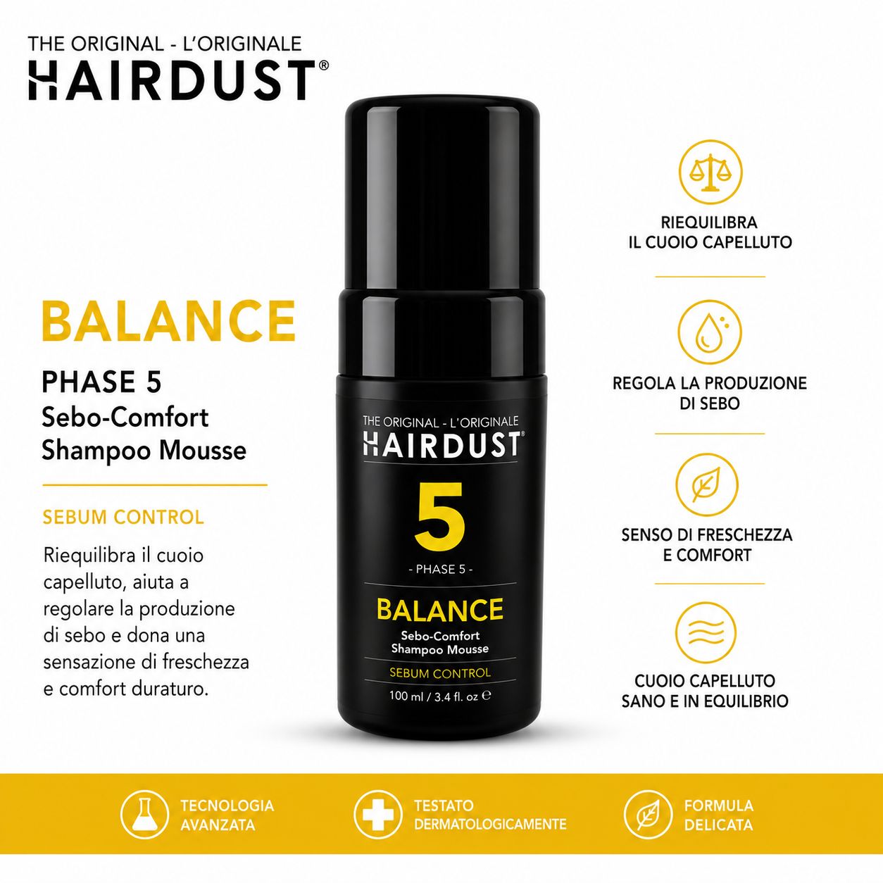 Fase 5 - Balance Sebo-Comfort Shampoo Mousse